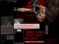 Ticari Protein Shake 8 kutulu satış makinesi