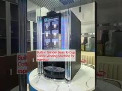 Dahili öğütücü espresso için fincan kahve satıcı makinesi