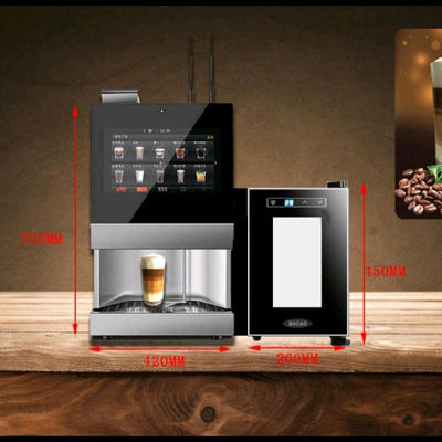 satın al 2000W Otomatik Espresso Taze Kahve Satıcı Makinesi 4G WiFi İnternet çevrimiçi üretim