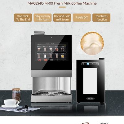 220V Espresso Otomatik Kahve Satıcı Makinesi Restoran Kullanımı