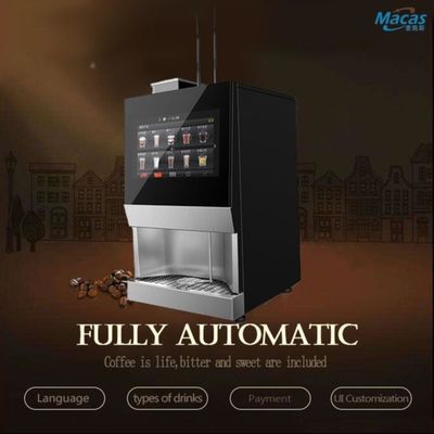 Ticari kullanım için akıllı dokunmatik ekranlı kafe satış makinesi