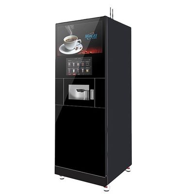 Taze öğütülmüş Otomatik Cappuccino Satış Makinesi Serin Kalıcı