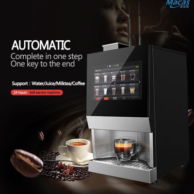 satın al 1.8L madeni para ile çalışan fincanlardan fincanlara kahve makineleri AC110V-230V çevrimiçi üretim