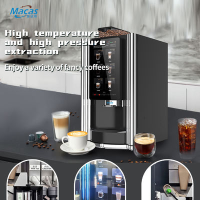 Otomatik Ticari Cappuccino Latte Mocha Masa Üstü Kahve Satıcı Makinesi