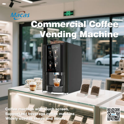 Otomatik espresso taze öğütülmüş kahve makinesi