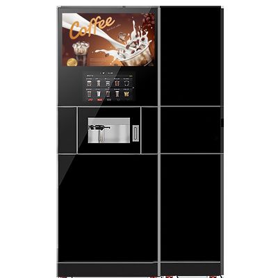 İyi bir fiyat. 2400W Ofis QR Kodu Dondurucuyla Para Çalıştırılan Kahve Satıcı Makinesi çevrimiçi