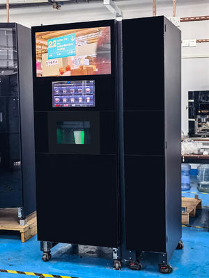 İyi bir fiyat. 2400W Ofis QR Kodu Dondurucuyla Para Çalıştırılan Kahve Satıcı Makinesi çevrimiçi