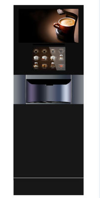 OEM espresso fasulyesi fincan kahve satış makinesi büyük makine tamamen otomatik ayakta satış kahve makinesi