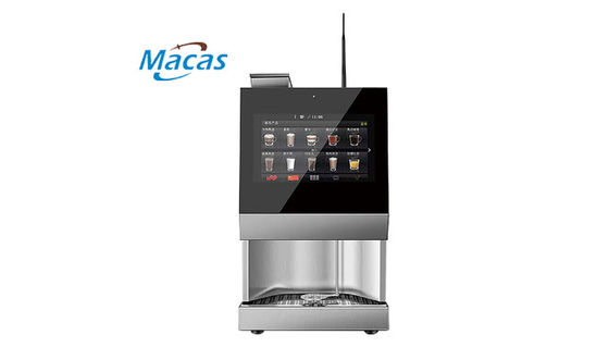 Taze öğütülmüş espresso masaüstü kahve çekirdekleri fincan satış makinesi