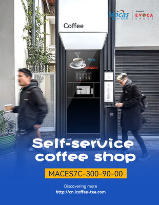 Otomatik Kendine Hizmet Espresso 4G internetli kahve makineleri