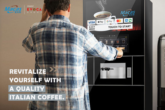İyi bir fiyat. Macas Commercial Coffee Machine with 27inch Touchscreen and Auto Cleaning çevrimiçi